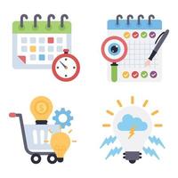 SEO Flat icons vector