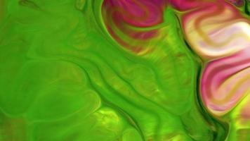 Colorful Chaos Ink Spread in Liquid Turbulence Movement