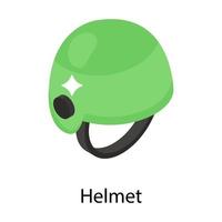 Trendy Helmet Concepts vector