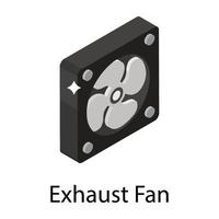 Exhaust Fan Concepts vector