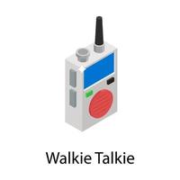 Walkie Talkie Concepts vector