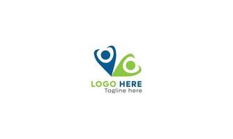 Health logo design, minimal logo design for medical vector
