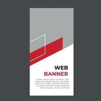 Professional rollup banner design template, pull up roller banner design vector