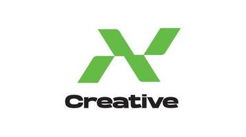 N letter  logo design template vector