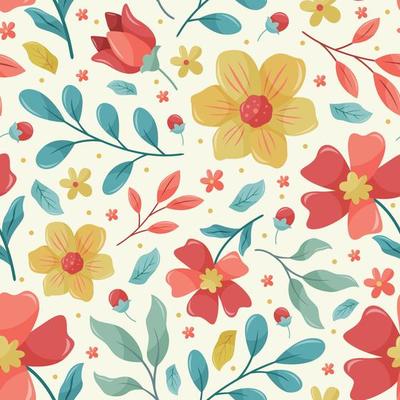 Spring Floral Seamless Pattern