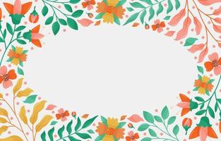 fondo floral de elemento de primavera general vector