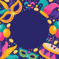 Mardi Gras Carnival Background vector