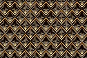 golden square pattern in black background vector