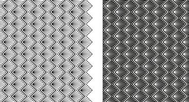 various black and white pattern style vector