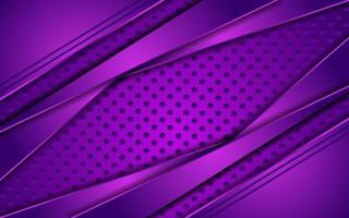 Abstract futuristic dark purple background with shiny lines vector