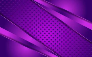 Abstract futuristic dark purple background with shiny lines vector