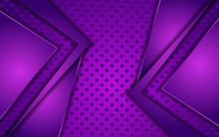 Abstract futuristic dark purple background with shiny lines vector