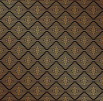 Gold texture. Pattern of interconnected geometric lines. Gold background. Seamless vector pattern. Geometric background with rhombuses and knots. Abstract geometric pattern.