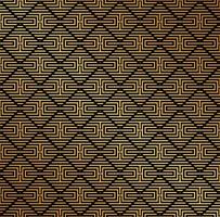 Gold texture. Pattern of interconnected geometric lines. Gold background. Seamless vector pattern. Geometric background with rhombuses and knots. Abstract geometric pattern.