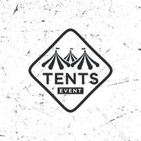 Circus Tend Icon Event Symbol Company Logo Template, black