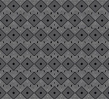 patrón de textura de líneas geométricas interconectadas. patrón de vector transparente de fondo blanco. fondo geométrico con rombos y nudos. patrón geométrico abstracto.