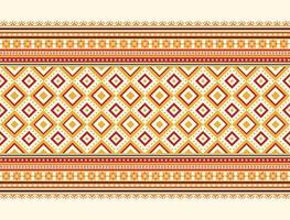 Geometric ethnic oriental pattern background. Design for texture, wrapping, clothing, batik, fabric, wallpaper and background. Pattern embroidery design. vector
