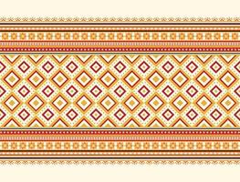 Geometric ethnic oriental pattern background. Design for texture, wrapping, clothing, batik, fabric, wallpaper and background. Pattern embroidery design. vector