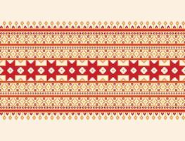Geometric ethnic oriental pattern background. Design for texture, wrapping, clothing, batik, fabric, wallpaper and background. Pattern embroidery design. vector