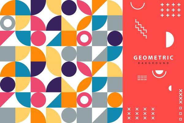 geometric background vector