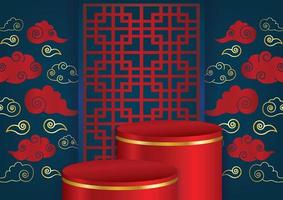 oriental background product display design art vector