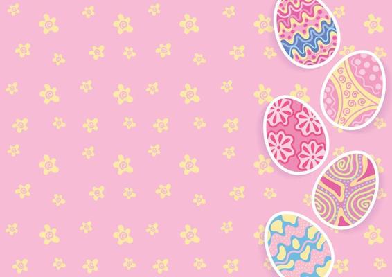 easter day banner website vector