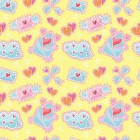 valentine objects cute item vector icon design