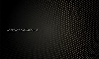 premium background with abstract gold lines and text on the left for covers, posters, banners, billboards vector