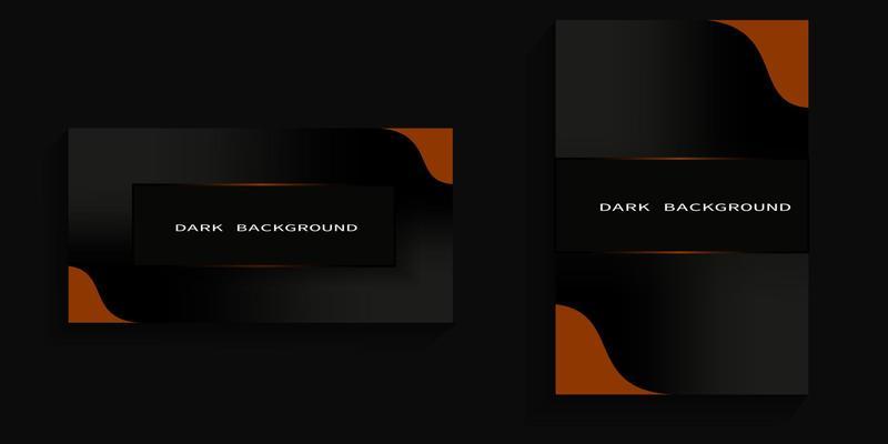 elegant background with orange square line in the middle for cover, banner, poster, billboard
