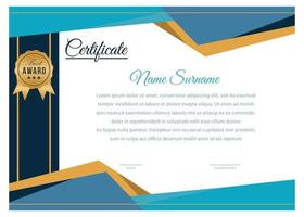 Certificate design vector templates isolated on white background