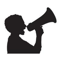 Man with Megaphone vector