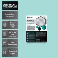 Corporate Flyer Template 8 vector