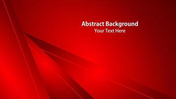 Vector modern abstract red background