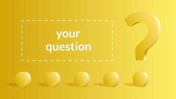 question mark background. suitable for asking questions and presentations vector