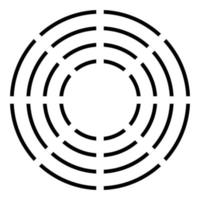 Ceramic heater symbol type cooking surfaces sign utensil destination panel icon black color vector illustration flat style image
