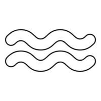 Washable Designation on the wallpaper symbol icon outline black color vector illustration flat style image