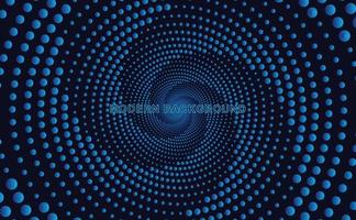 modern technology wallpaper abstract background light blue twist tunnel effect elegant dot circle forming spiral beautiful pattern vector graphic