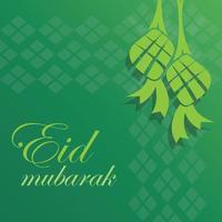 Eid al-Fitr greeting template design vector holiday for Muslims