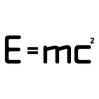 Emc squared Energy formula physical vector