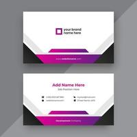 Business card design template vector