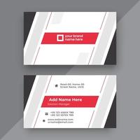 Modern business card design template vector