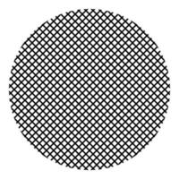 Round filter material icon black color vector illustration flat style image