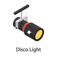 conceptos de luz de discoteca vector