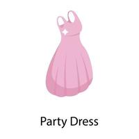 Party Dress Concepts vector