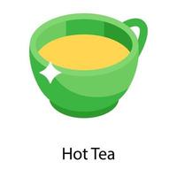 Hot Tea Concepts vector