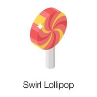 Swirl Lollipop Concepts vector