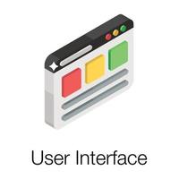 User Interface Concepts vector
