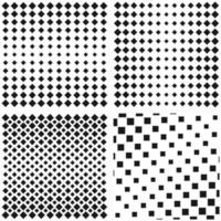 Collection of seamless geometric minimalistic patterns. vector