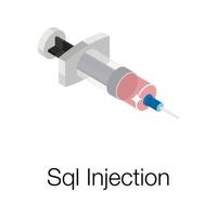 Sql Injection Concepts vector