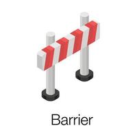 Trendy Barrier Concepts vector